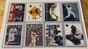 (8) Mike Piazza RC and Insert Baseball Card Lot