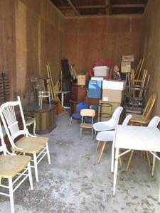 Abandoned Stored Goods, Unit D2 10 x 20 storage contents