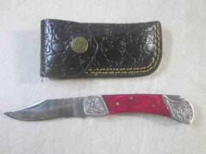 (FS) 7 Damascus Blade Lockback Fol...