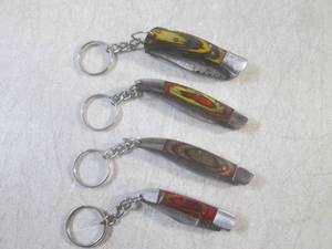 (CNTR) 4 Damascus Folding Keychain ...