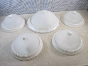 (G-1) 5 Ceiling Light Fixtures 1 - ...