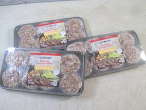(FRZ) 3 Frozen Packages of Breakfas...
