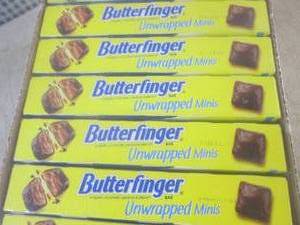 (B-1) 9 Boxes of Butterfinger Unwra...