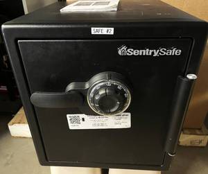 MSRP $300 SentrySafe SFW123CS Fire-Resistant Combination Safe, 1.23 Cu Ft Home &amp Office Security Safe, Steel Construction, DocumentJewelryCash Storage, Adjustable Interior Shelf, Combination Lock, Corner Dent, Appears New