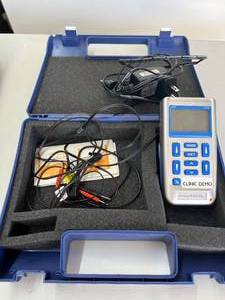 MSRP $1,200 Premier EMS Plus Electrotherapy Stimulator System, Dual Channel Muscle Stimulation &amp Pain Relief Unit wCarry Case, Lead Wires &amp Power Supply Helps Relieve Pain Naturally For Clinical Training Use, CLINIC DEMO UNIT Works