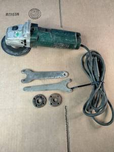Metabo corded angle grinder, likely a 4-12 inch model.