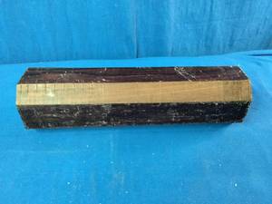 3 x 3 x12 Cocobolo turning blank, a dense exotic hardwood