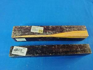 Two premium exotic wood turning blanks