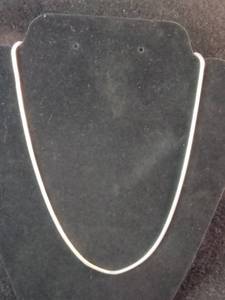 22 .925 Silver SNAKE CHAIN Necklace