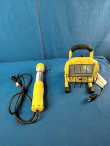 WorkForce 250 Watt Portable Halogen Work Light and Bayco portable work light