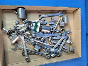 Large lot of wrenches and sockets