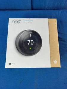 Google Nest Learning Thermostat 3rd Generation in black