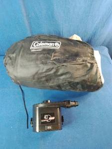 This is a Coleman 4D QuickPump,Air Mattress, and storage bag.
