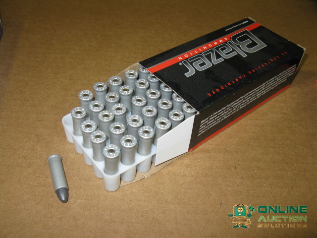 lot 27 image: Blazer .38SP Ammo, 50 rounds