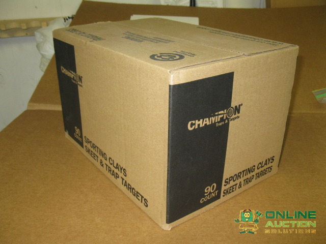 lot 28 image: Champion Trap Targets, 1 case of 90, New