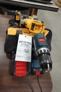 Bosch drill, Dewalt Drill, Dewalt jig saw