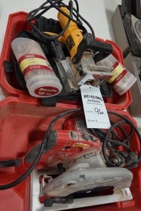 Milwaukee circular saw, Dewalt biscuit jointer