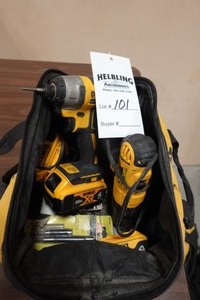 (2) Dewalt 20-volt drills