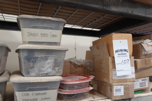 Handle inventory on rack, (3) hitches
