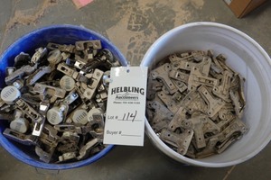 (2) buckets 0.25 inch overlay hinges