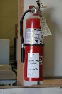 (5) fire extinguishers