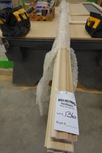 (4) 12 foot pieces Poplar crown molding