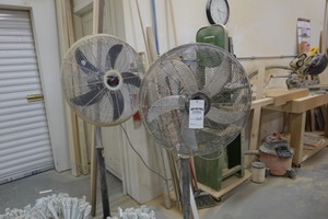 (2) Floor fans