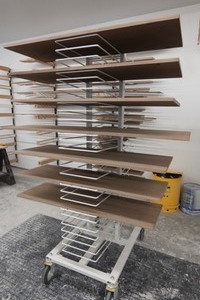 Hafele door rack (doors not included)