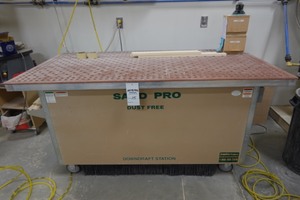 Sand Pro Sandman, down draft sanding station, 3x6