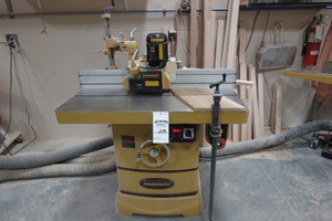 Powermatic shaper model 2700, wPowermatic feeder