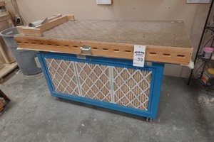 Den Ray down draft sanding table, 28x60