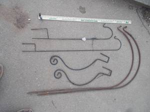 Vintage Carriage or Buggy Top Irons