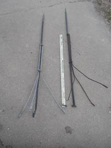 Vintage Lightning Rod Points  Stakes