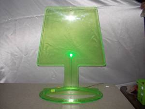 Modern Neon Green Acrylic Desk Lamp