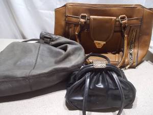 Madison West Tan Handbag & Fashion Shoulder Bags - Lot of 3