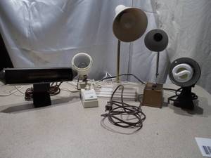 Assorted Vintage & Retro Desk, Piano & Accent Lamps - Grouping