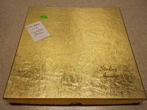 Vintage Cobalt Blue & Silver Collector Plate with Original Box & Booklet