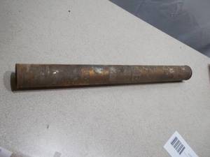 Vintage Brass  Copper Metal Fire Extinguisher Tube Display Accent