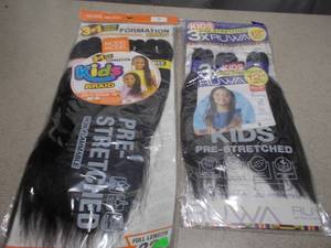 Assorted Synthetic Braiding Hair Extensions Lot