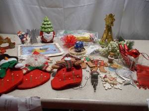 Assorted Vintage Christmas & Holiday Decorations Collection