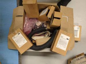 Lot Including 3M W-3062 Air Regulating Valves & W3018 Adapter Assembly