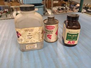 Lot Including Coor-Met Spray Alloy 260 Smiths Powder Zinc Dust