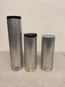 Lot of 3 Pope Scientific Dewar Vacuum Flasks Aluminum Laboratory Cryo