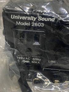 University Sound Model 2603 30W Mixer Amplifier Commercial Audio w Box