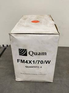 Quam FM4X170W Surface Mount Loudspeakers Lot of 4 Open Box