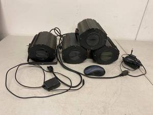 Elation EL-1200 Stage Effect Lights Set of 4 115V Black See Photos