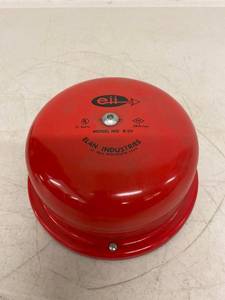 Elan Industries B-50 12V Alarm Bell Red UL FM Industrial Signal