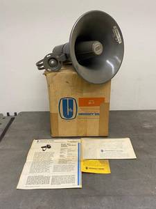 Vintage University Sound IB-T Paging Talk-Back Speaker 30W w Box Papers USA