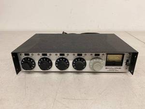 Shure Professional Microphone Mixer Vintage 4 Channel Rack Mount
