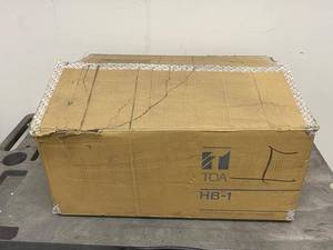 Lot of 2 TOA HB-1 Sub-Woofer System in Original Box with Manual and Mounting Parts